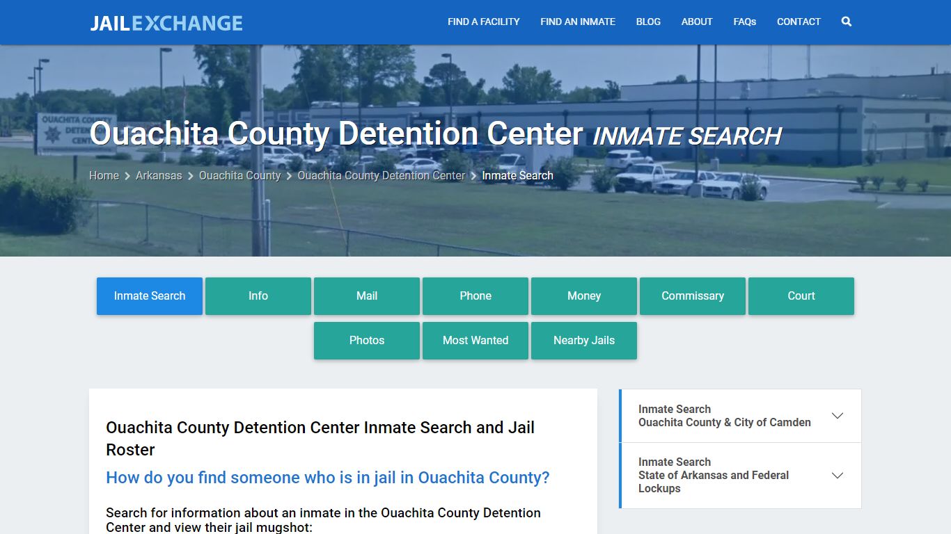 Ouachita County Detention Center Inmate Search - Jail Exchange